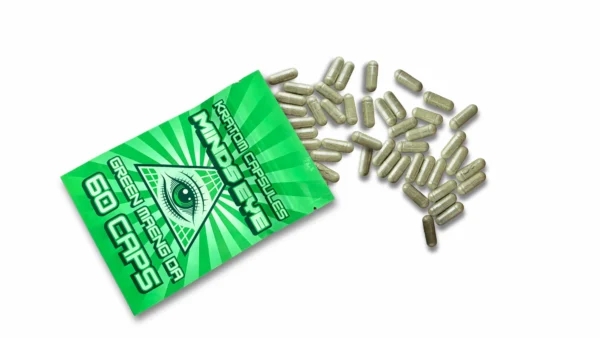 Minds Eye Green Maeng Da Kratom Capsules